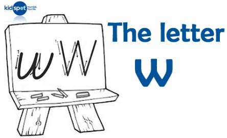 How to write: The letter w